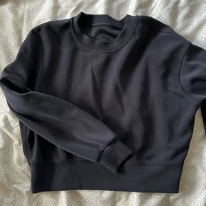 Lululemon softstreme cropped sweatshirt